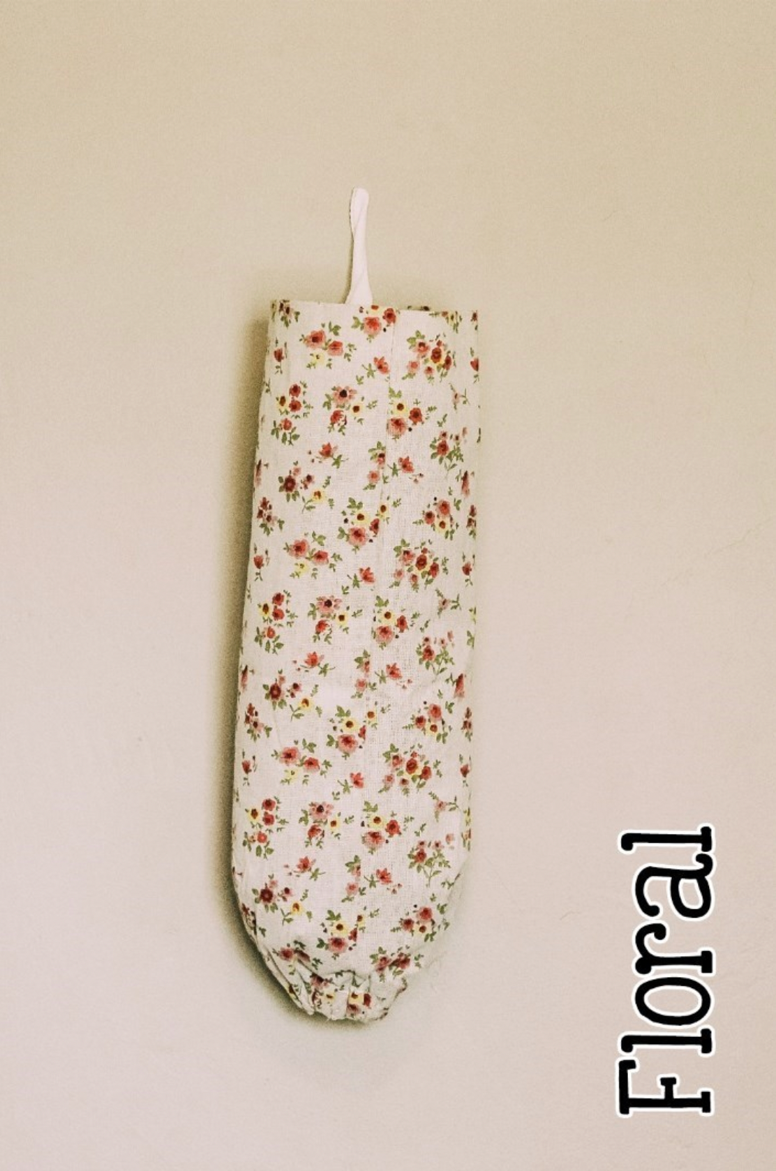Floral Plastic Bag Holder & Dispenser - Second East LLC