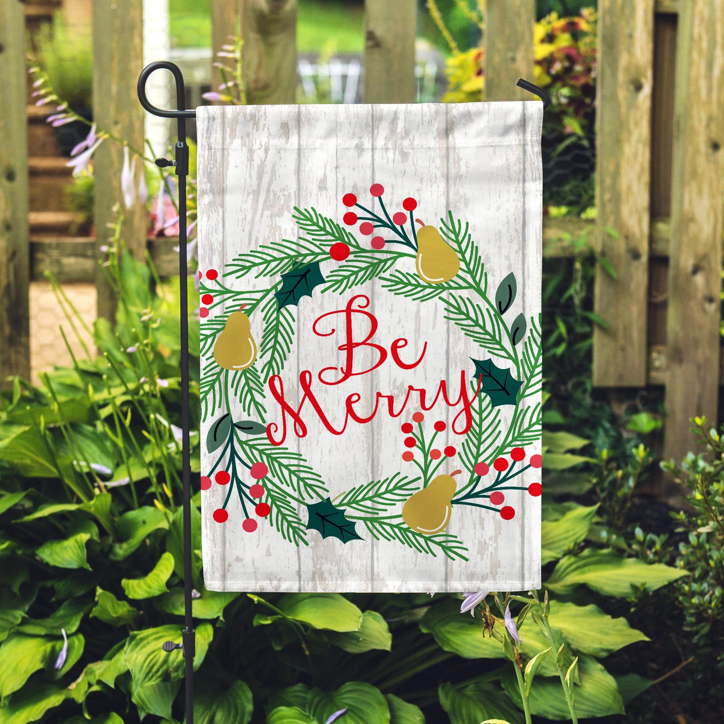 Be Merry Garden Flag 12" x 18" - Second East