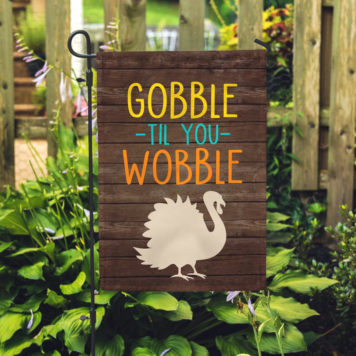 Gobble Wobble Garden Flag 12" x 18" - Second East