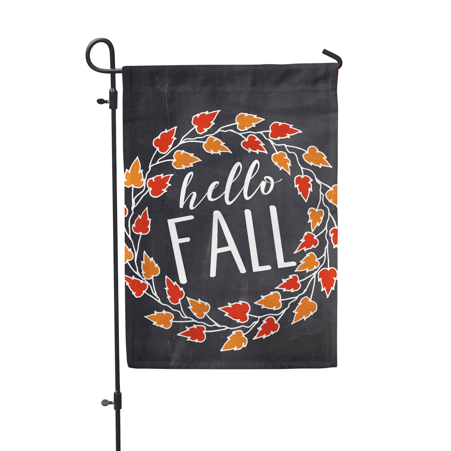 Hello Fall Chlk Garden Flags 12" x 18" - Second East