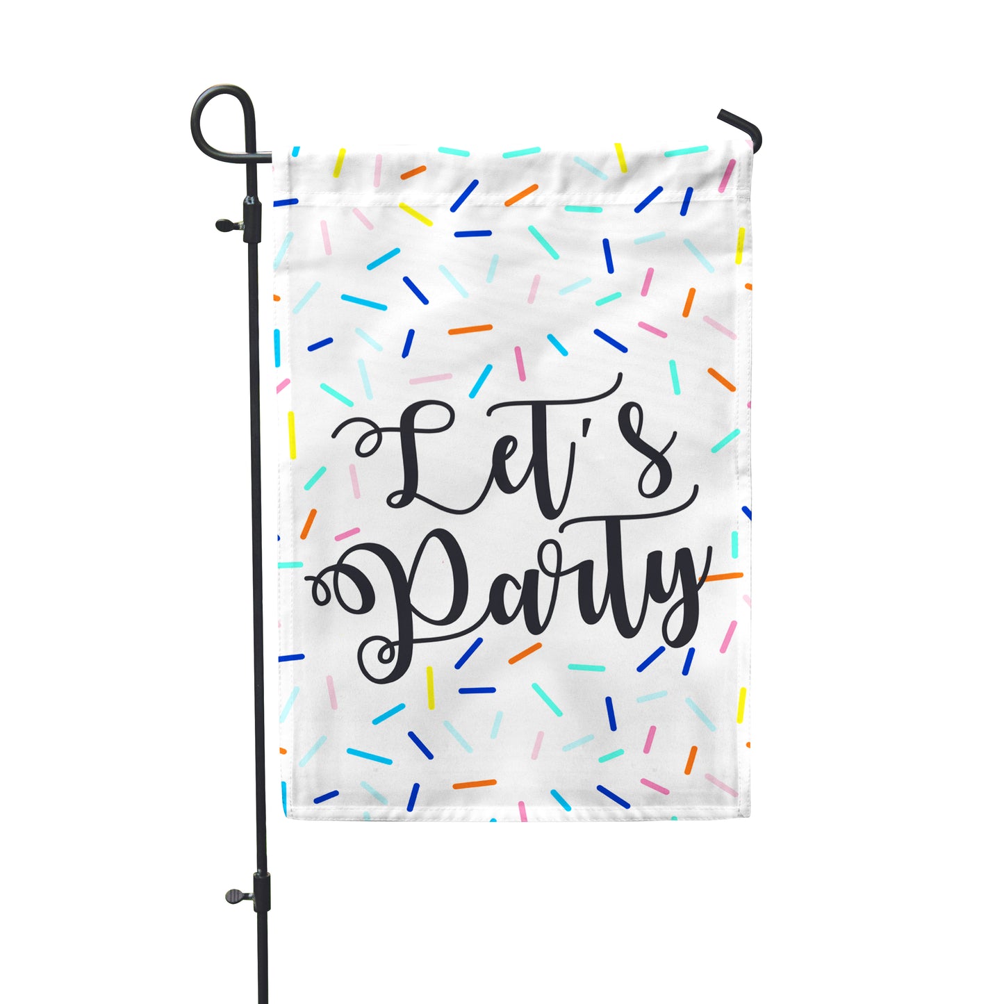 Let's Party Garden Flag 12" x 18" - Second East