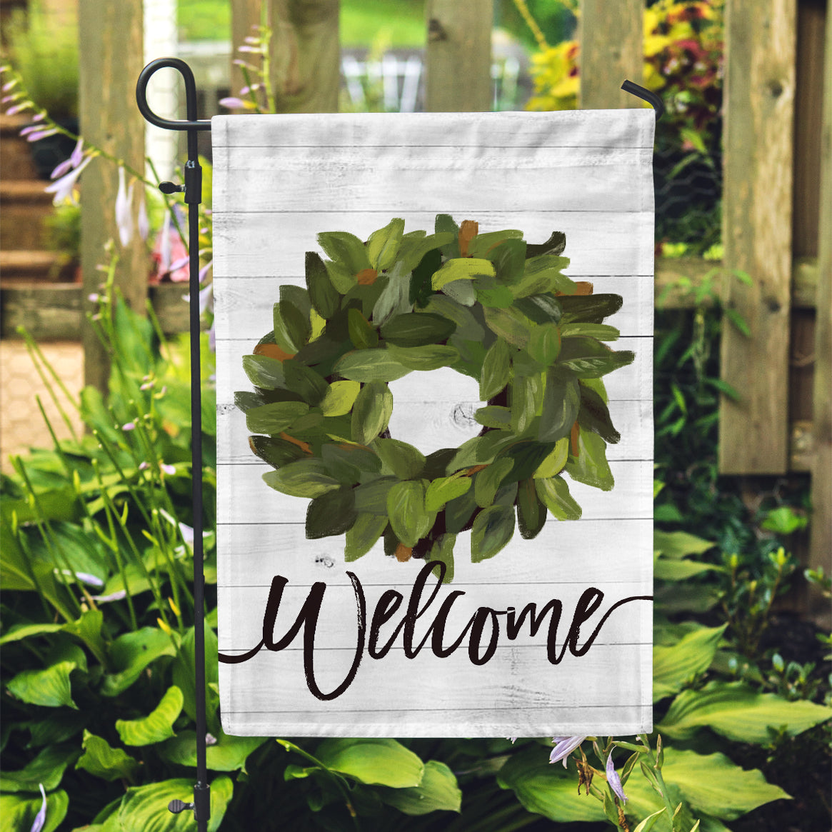 Welcome Magnolia Garden Flag - Double Sided - Second East