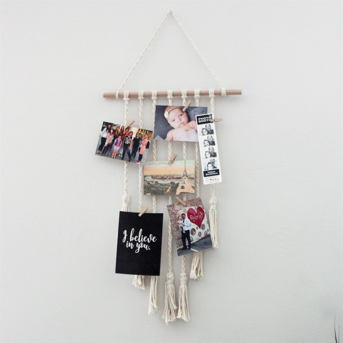 Macrame Wall Photo Hanger - Second East LLC