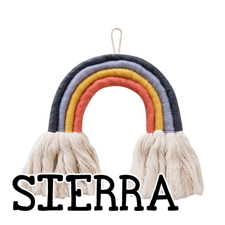 Rainbow Macrame Wall Hangers - Sierra - Second East LLC