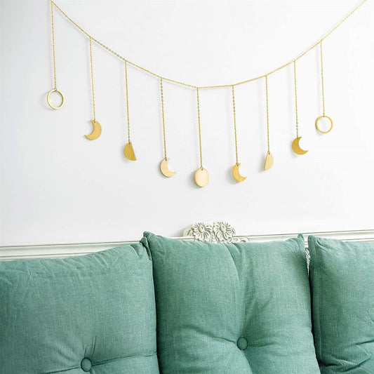 Moon Phases Brass Wall Hanging - Second East LLC
