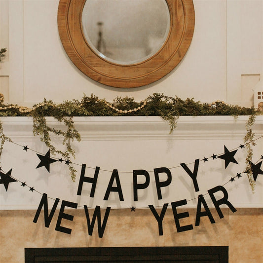 Happy New Year Felt Banner - Second East LLC