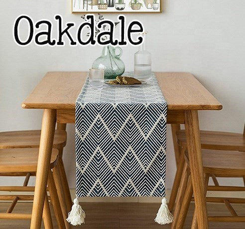 Oakdale Farmhouse Table Runner - 12" x 86" - Second East LLC