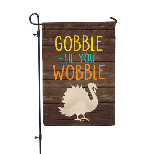 Gobble Wobble Garden Flag 12" x 18" - Second East