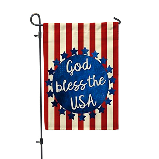 God Bless America Garden Flag 12" x 18" - Second East