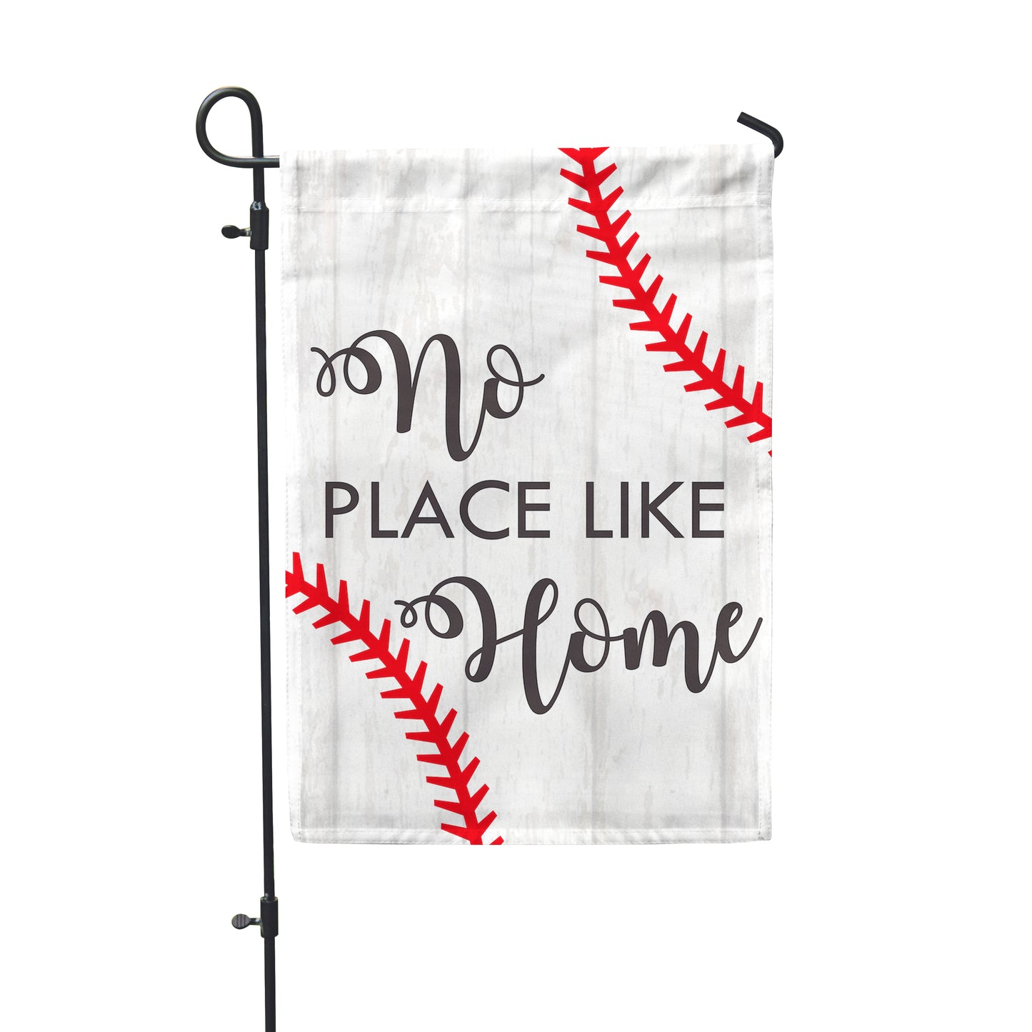 Baseball Home Garden Flag 12" x 18" - Double Sided - Second East