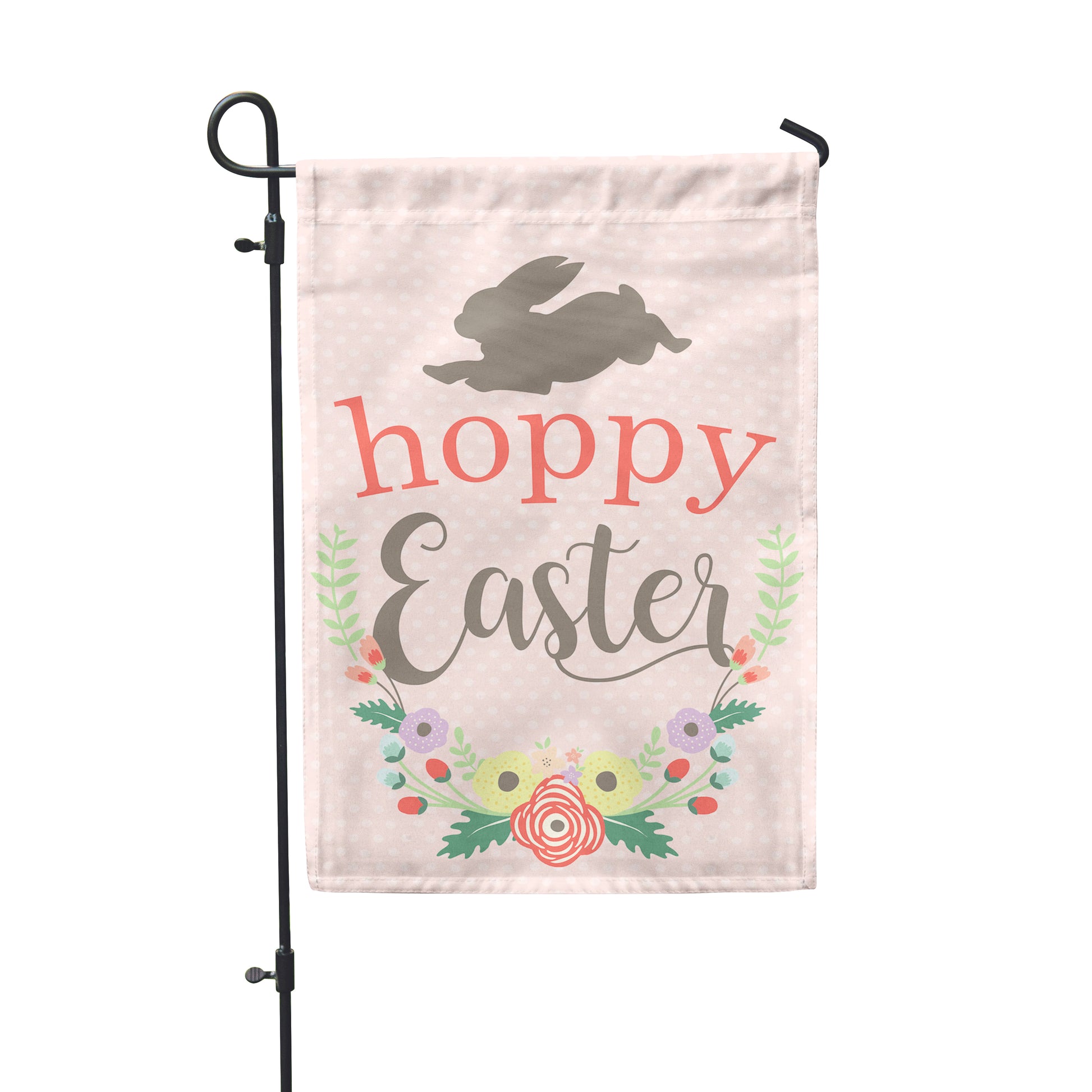 Hoppy Easter Garden Flag 12" x 18" - Double Sided - Second East
