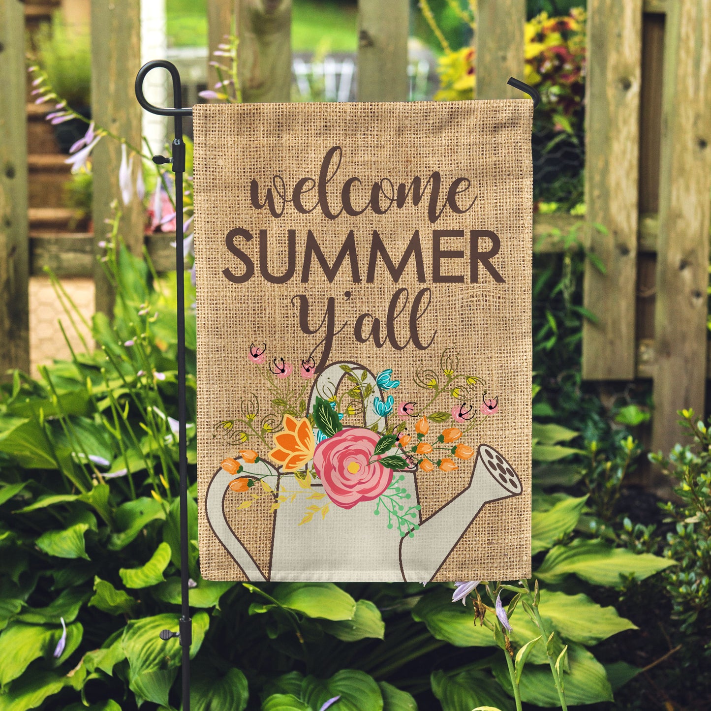 Welcome Summer Y'all Garden Flag - Second East