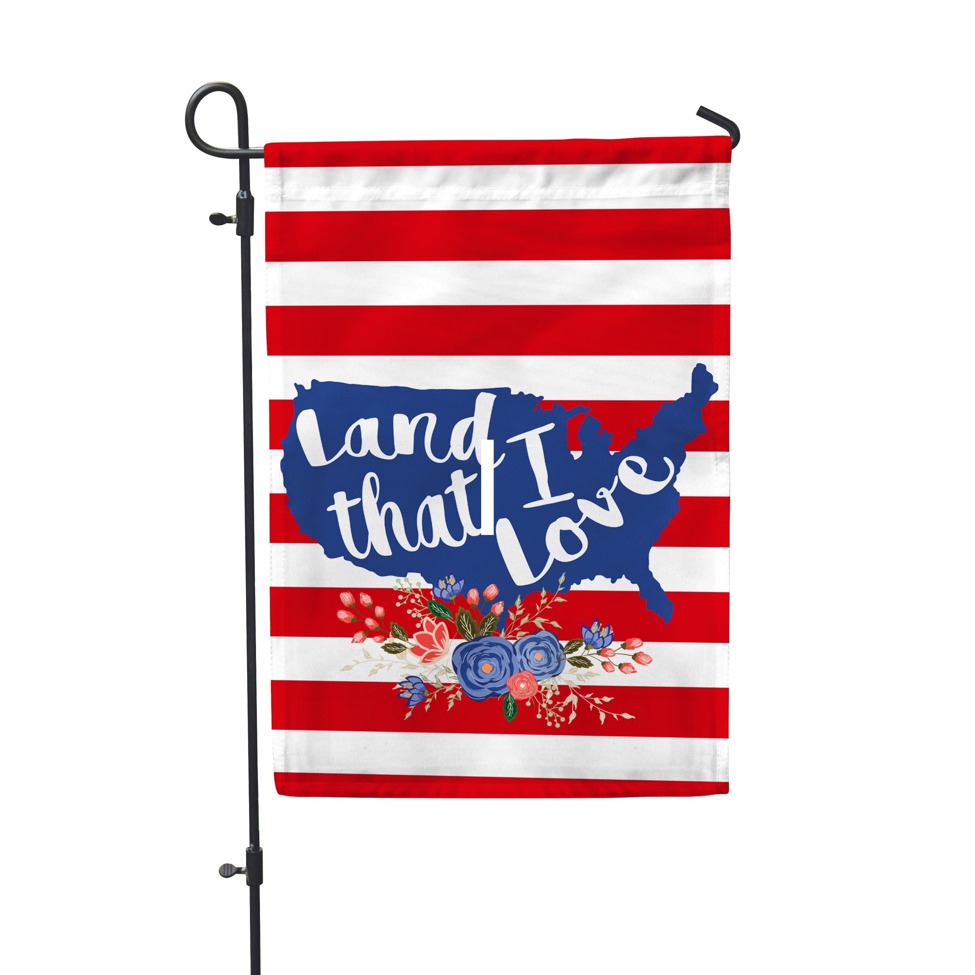 Land I Love Garden Flag 12" x 18" - Double Sided - Second East