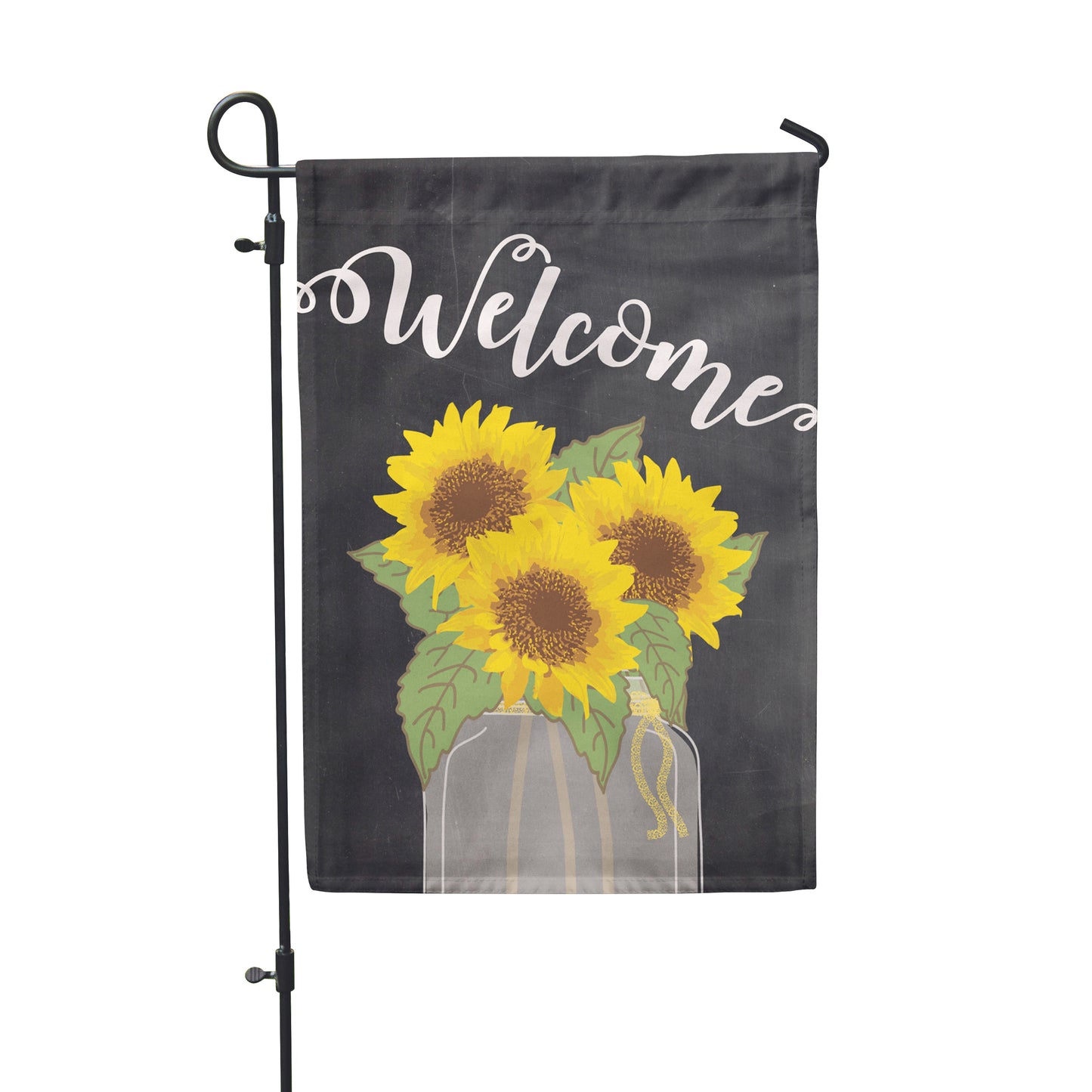 Sunflower Welcome Garden Flag - Double Sided - Second East