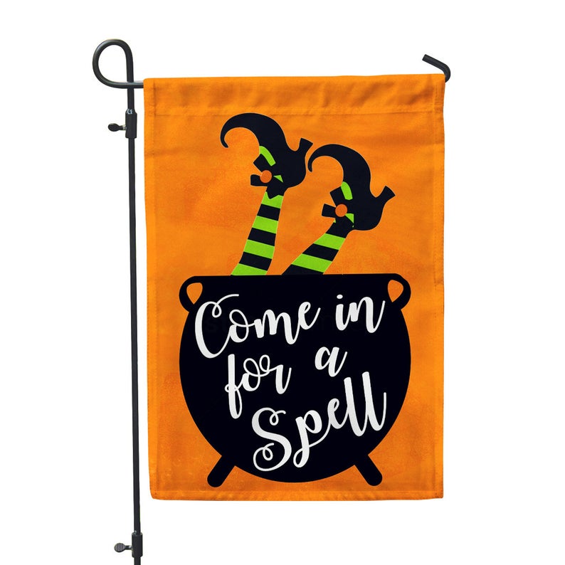 Come in For a Spell Garden Flag - 12" x 18" - Second East